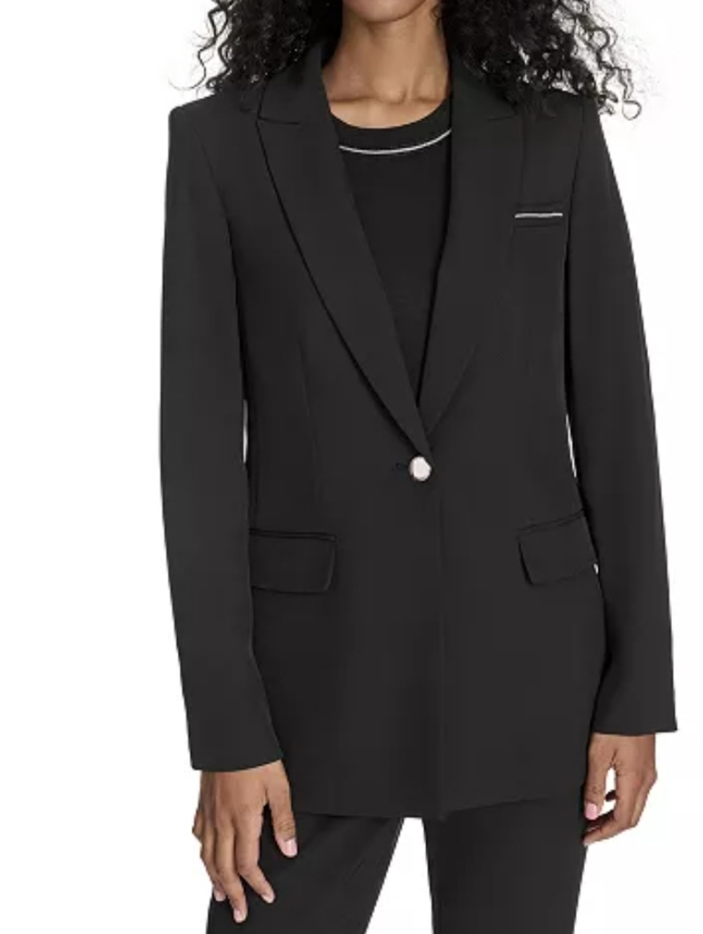 🆕️ Calvin Klein Women's Single-Button Blazer Jacket